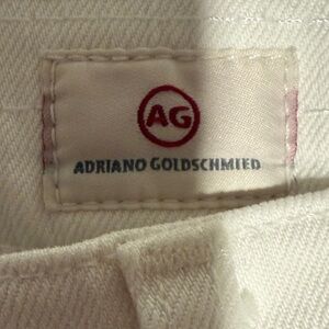 AG Adriano Goldschmied “Jane” White Denim Short